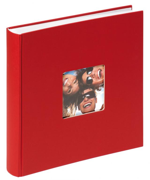 Fun Album Rot - 30x30 cm (100 weiße Seiten / 50 Blatt)
