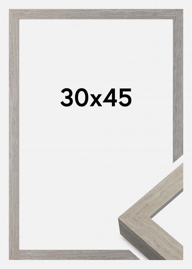 Rahmen New Stockholm Grau 30x45 cm