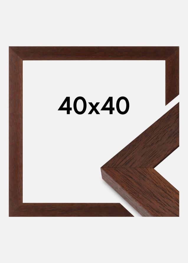 Rahmen Juno Acrylglas Teak 40x40 cm