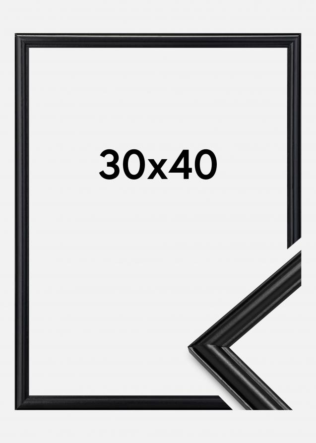 Rahmen Line Schwarz 30x40 cm