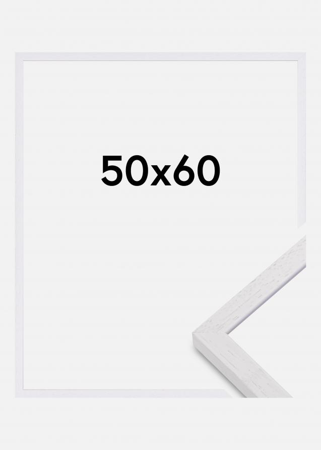 Bilderrahmen Glendale Matt Antireflexglas Weiß 50x60 cm