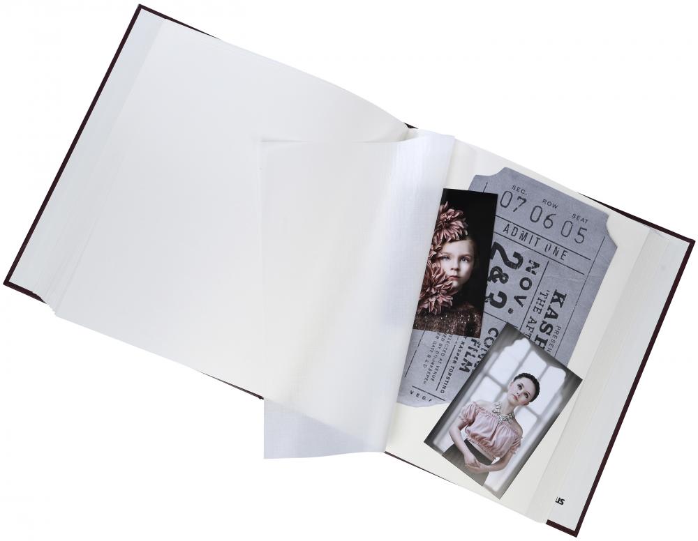 Exclusive Line Maxi Album Schwarz 30x33 cm (100 weie Seiten / 50 Blatt)
