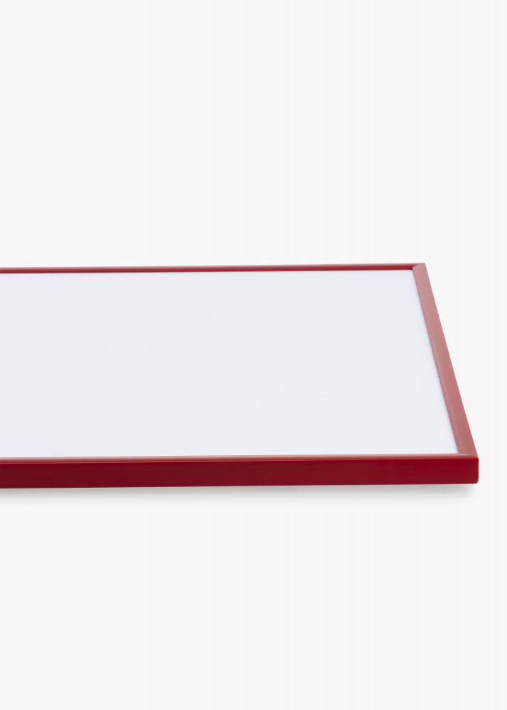 Rahmen New Lifestyle Medium Red 30x40 cm - Passepartout Wei 8x12 inches