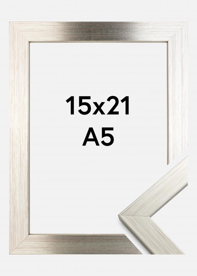 Rahmen Silver Wood 15x21 cm (A5)