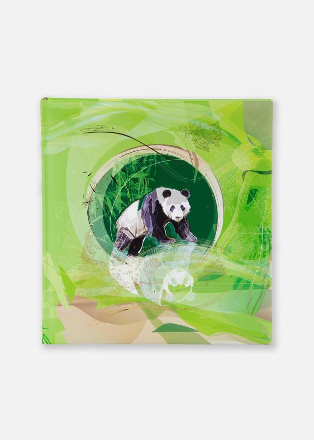 Panda Fotoalbum Grün - 30x31 cm (60 weiße Seiten / 30 Blatt)