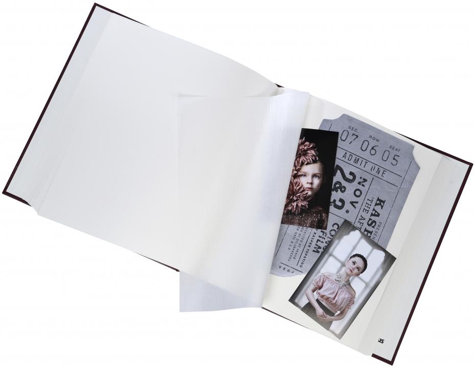 Exclusive Line Maxi Album Weinrot 30x33 cm (100 weie Seiten / 50 Blatt)