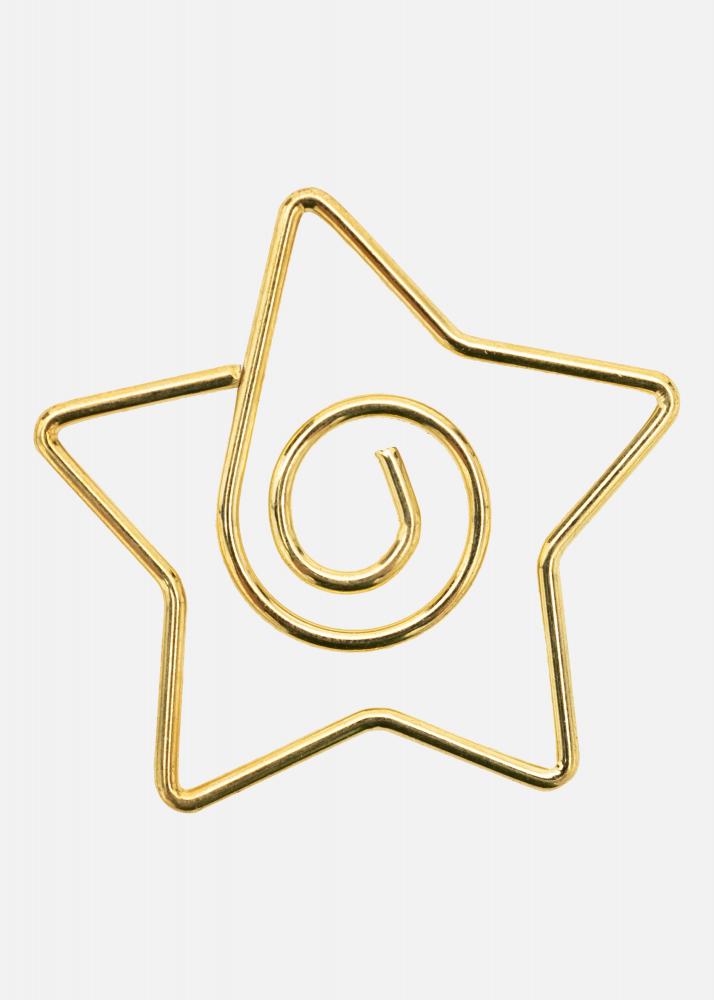 PAC Metall Paperclip Star Gold
