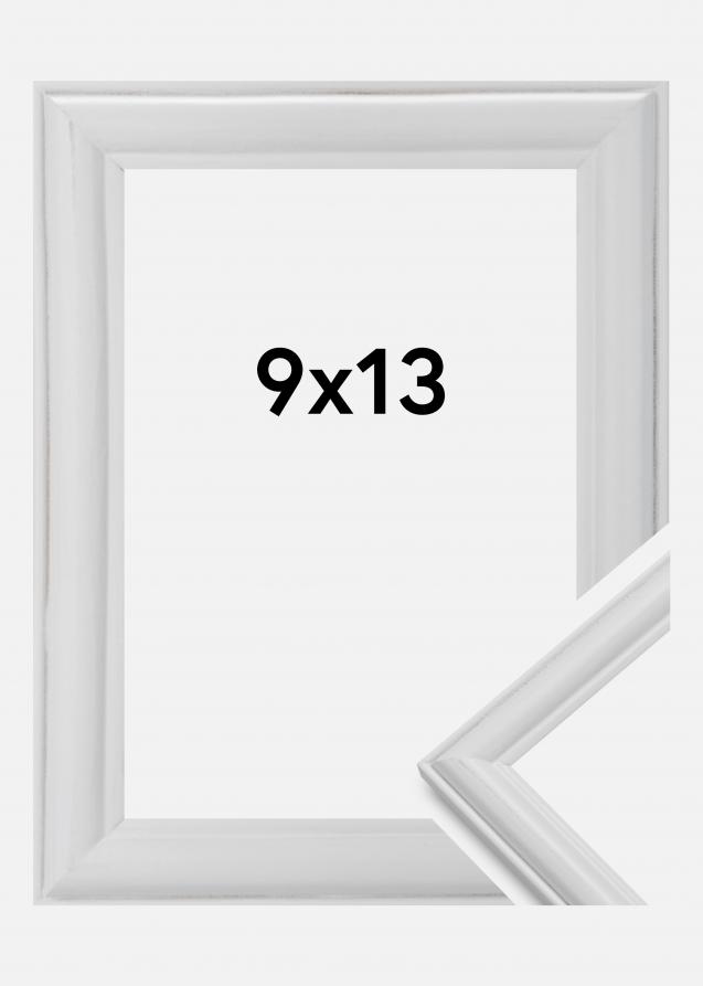 Rahmen Line Weiß 9x13 cm