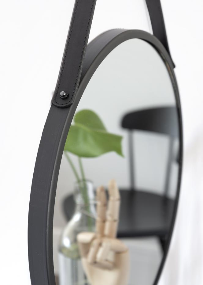 Spiegel Trapani Schwarz 38 cm 