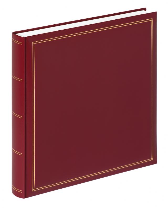 Monza Album Classic Rot - 34x33 cm (60 weiße Seiten / 30 Blatt)