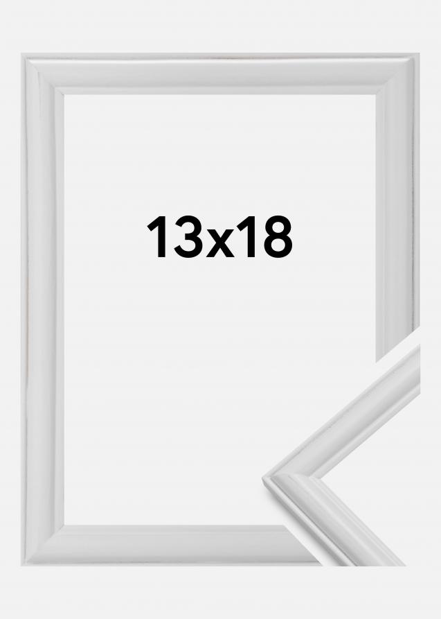 Rahmen Line Weiß 13x18 cm