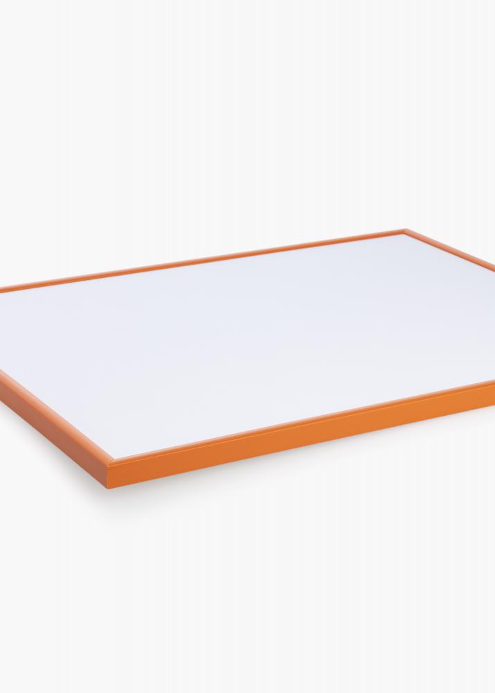 Rahmen New Lifestyle Orange 50x70 cm - Passepartout Wei 42x59,4 cm (A2)
