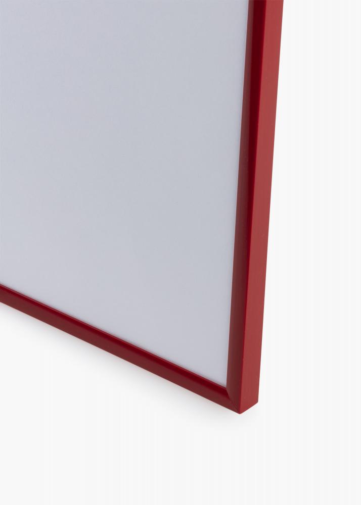 Rahmen New Lifestyle Medium Red 70x100 cm - Passepartout Wei 59,4x84 cm (A1)