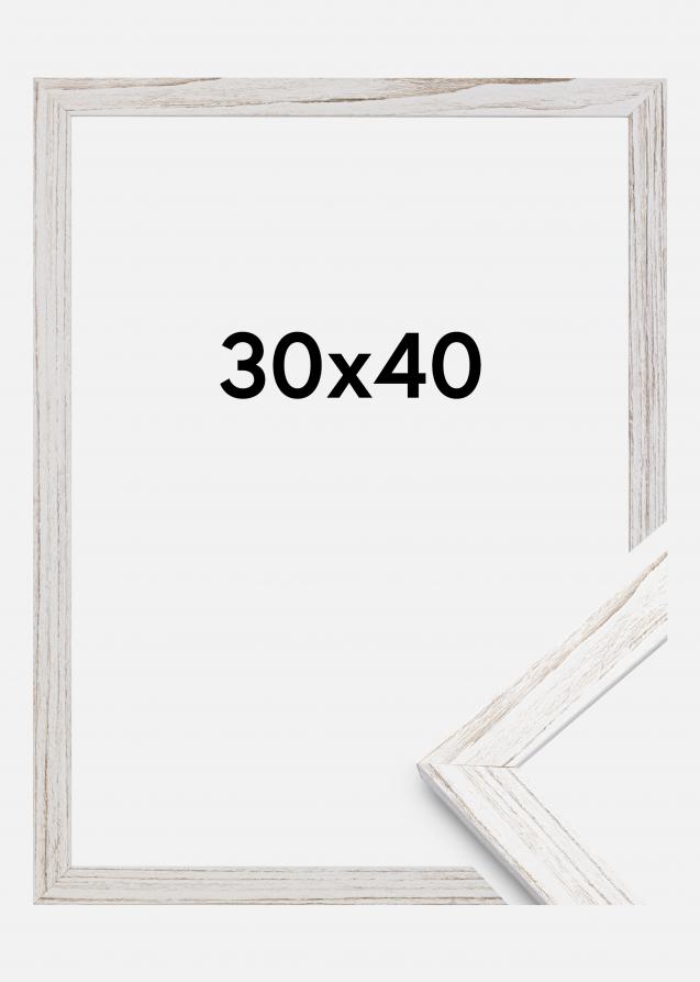 Rahmen Stilren Vintage White 30x40 cm