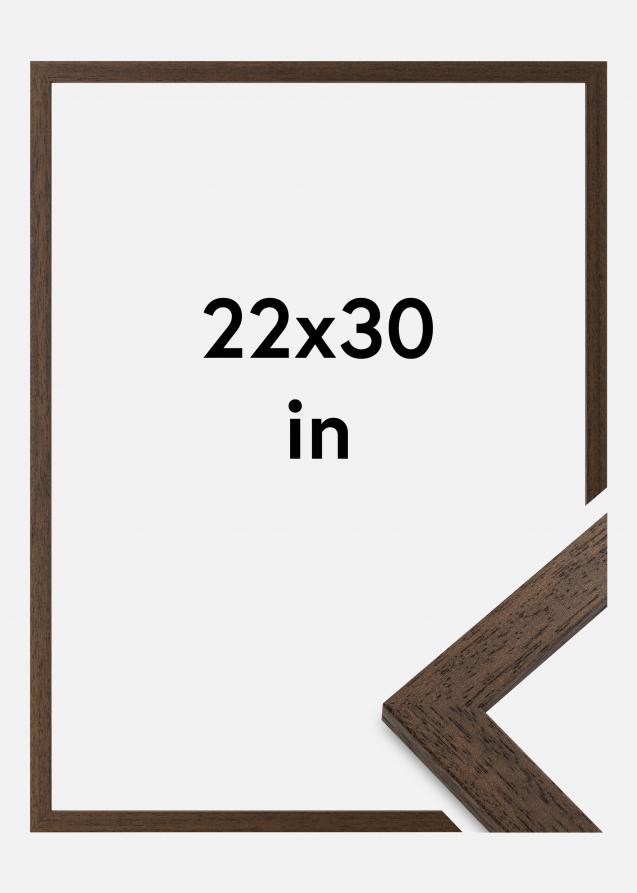 Rahmen Brown Wood Acrylglas 22x30 inches (55,88x76,2 cm)