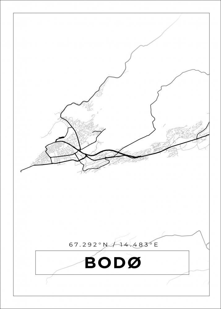 Map - Bod - White