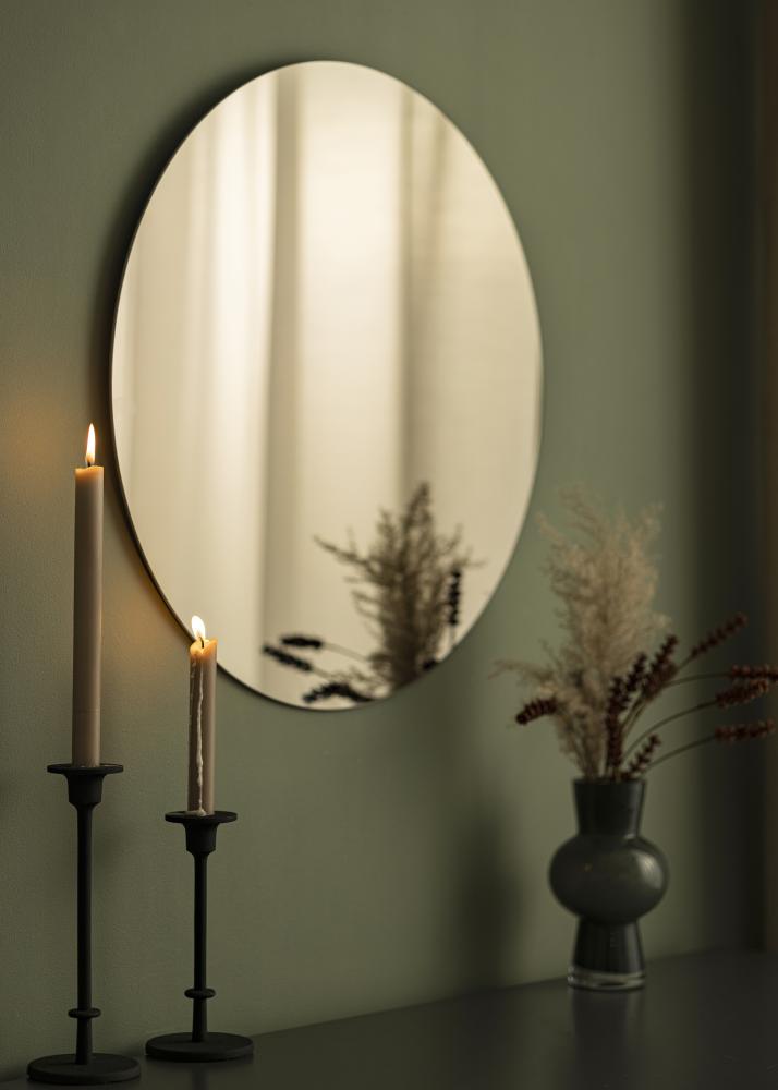 KAILA Runder Spiegel Dark Bronze 60 cm 