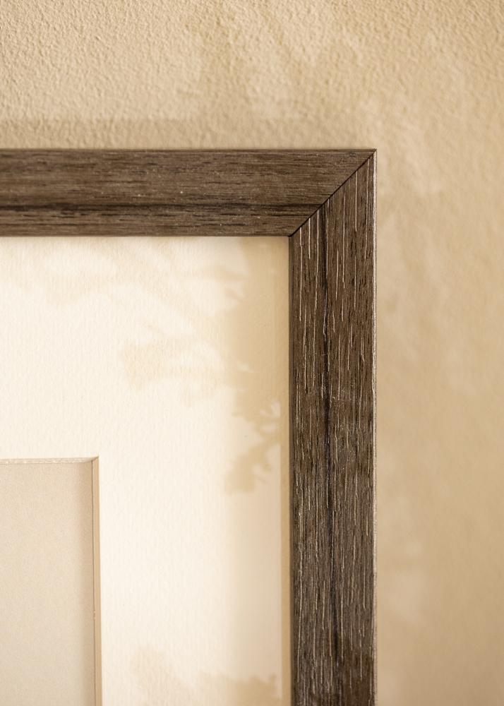 Rahmen Hermes Acrylglas Grey Oak 70x70 cm