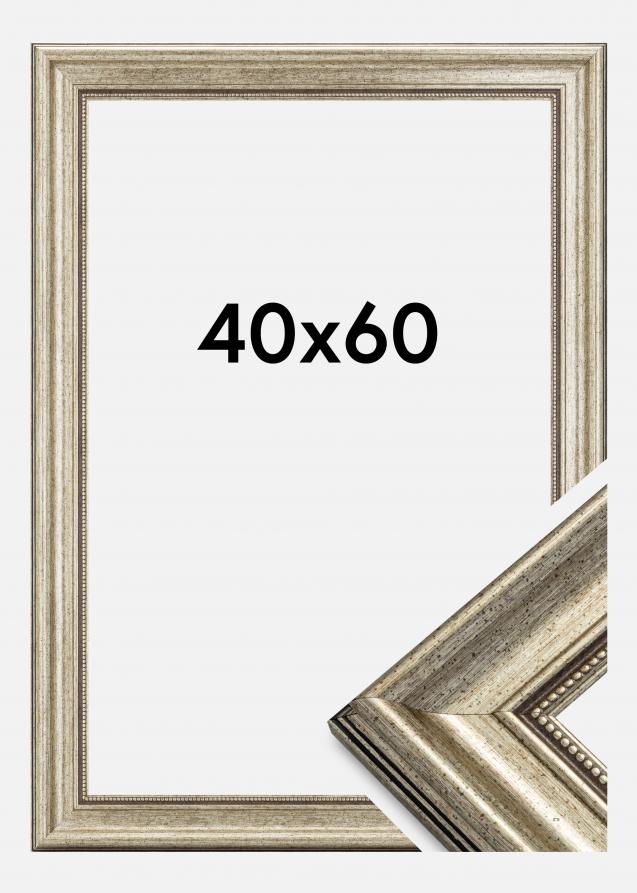 Rahmen Rokoko Silber 40x60 cm