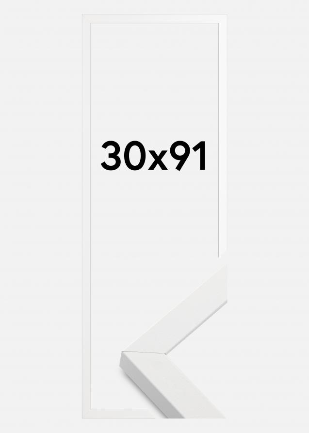 Rahmen Amanda Box Weiß 30x91 cm