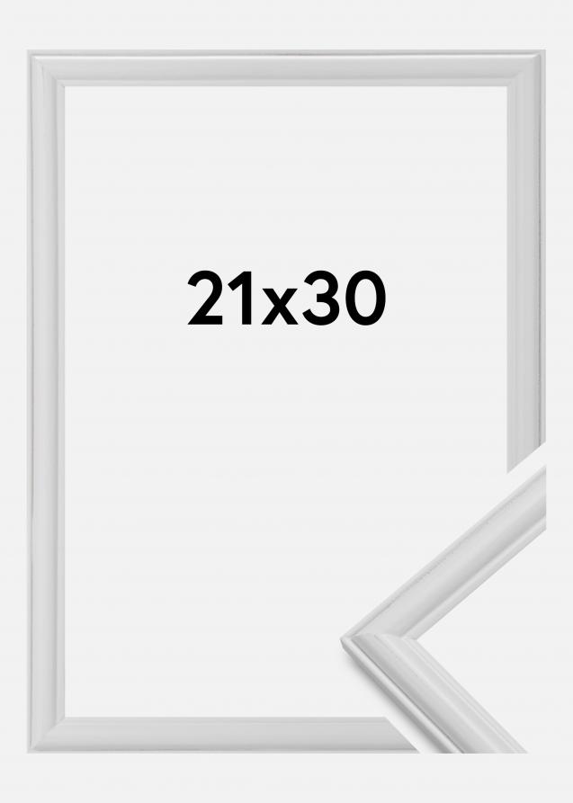 Rahmen Line Weiß 21x30 cm