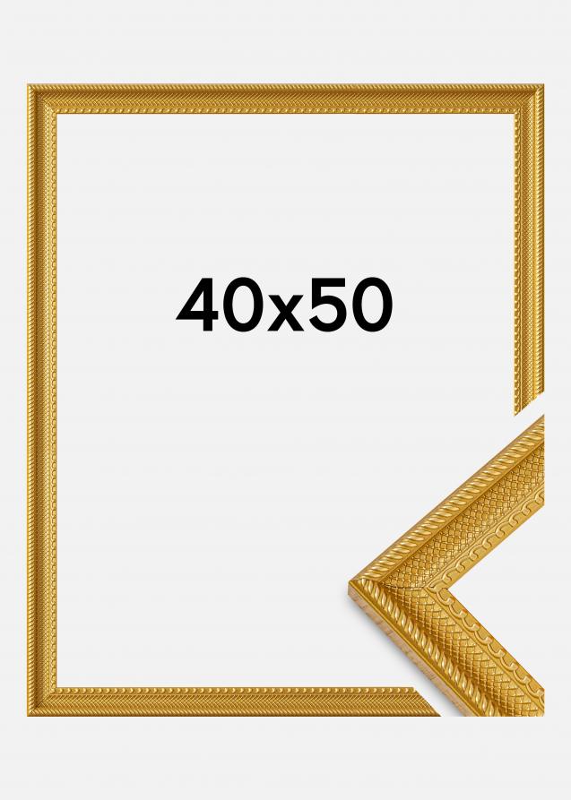 Rahmen Lattice Acrylglas Gold 40x50 cm