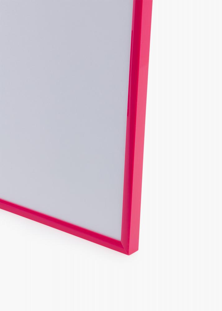 Rahmen New Lifestyle Hot Pink 70x100 cm - Passepartout Wei 61x91,5 cm