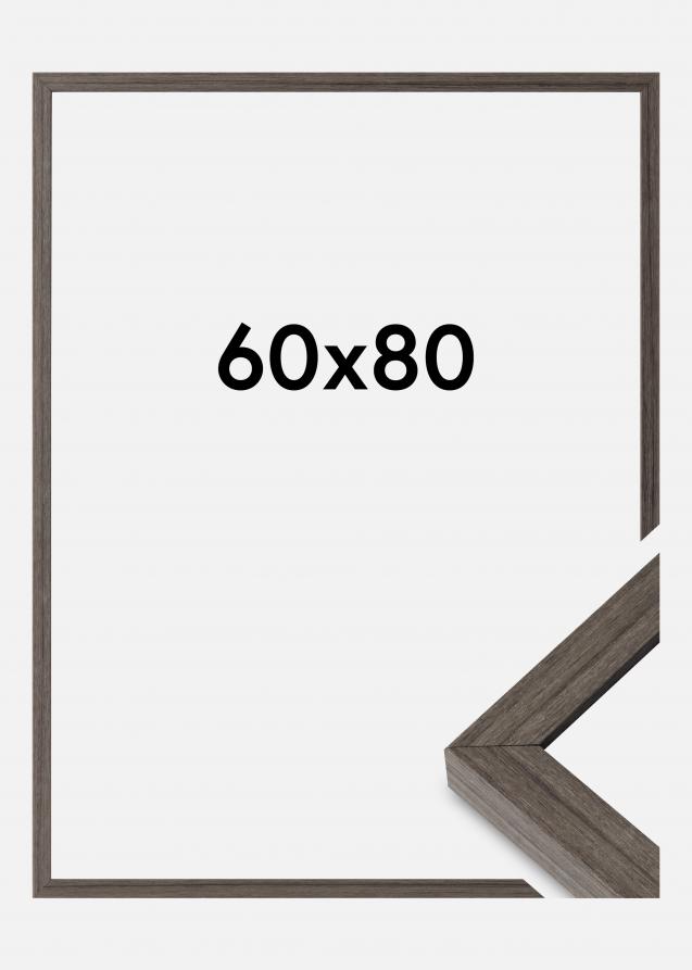 Rahmen Hermes Acrylglas Grey Oak 60x80 cm