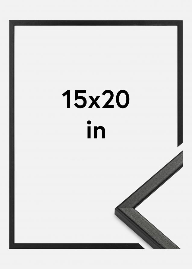 Rahmen Kaspar Acrylglas Schwarz 15x20 inches (38,1x50,8 cm)