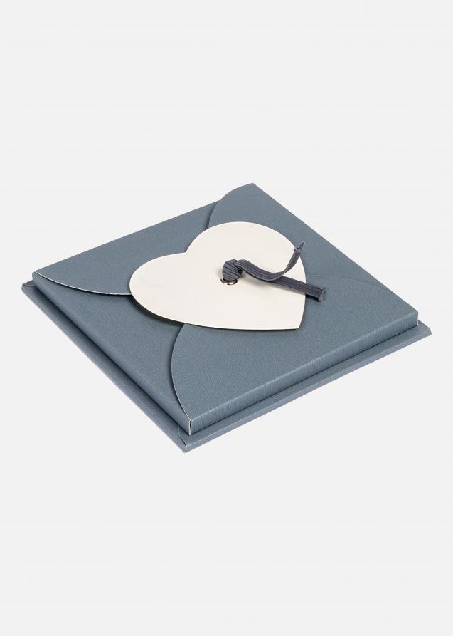 PAC Leporello Heart Grau - 11 Bilder Format 10x10 cm