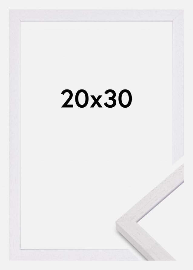 Bilderrahmen Glendale Matt Antireflexglas Weiß 20x30 cm