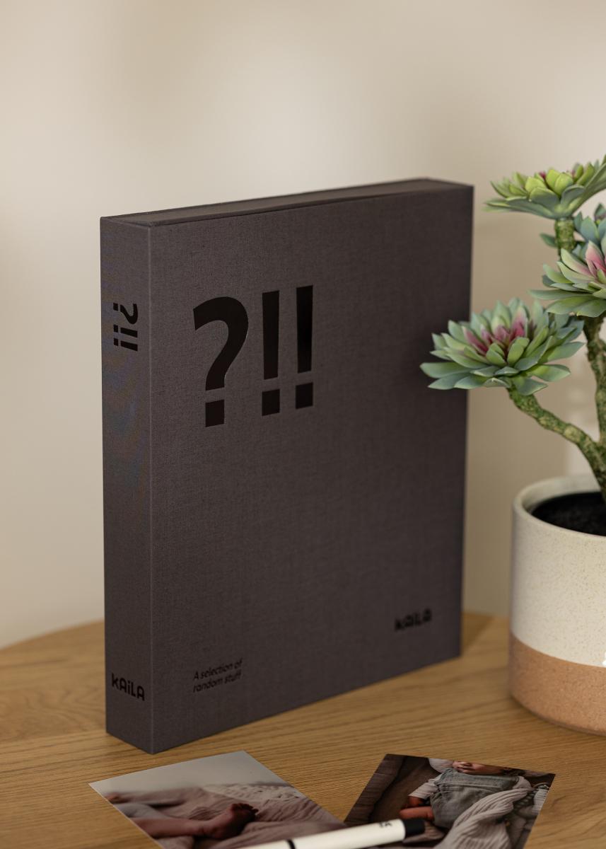 KAILA ?!! - Coffee Table Photo Album (60 Schwarze Seiten)