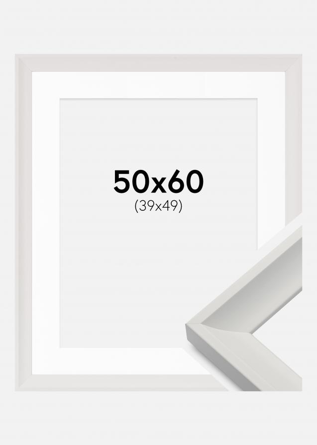 Rahmen Öjaren Weiß 50x60 cm - Passepartout Weiß 40x50 cm