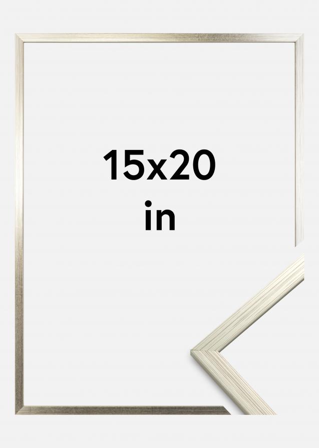 Rahmen Edsbyn Silber 15x20 inches (38,1x50,8 cm)