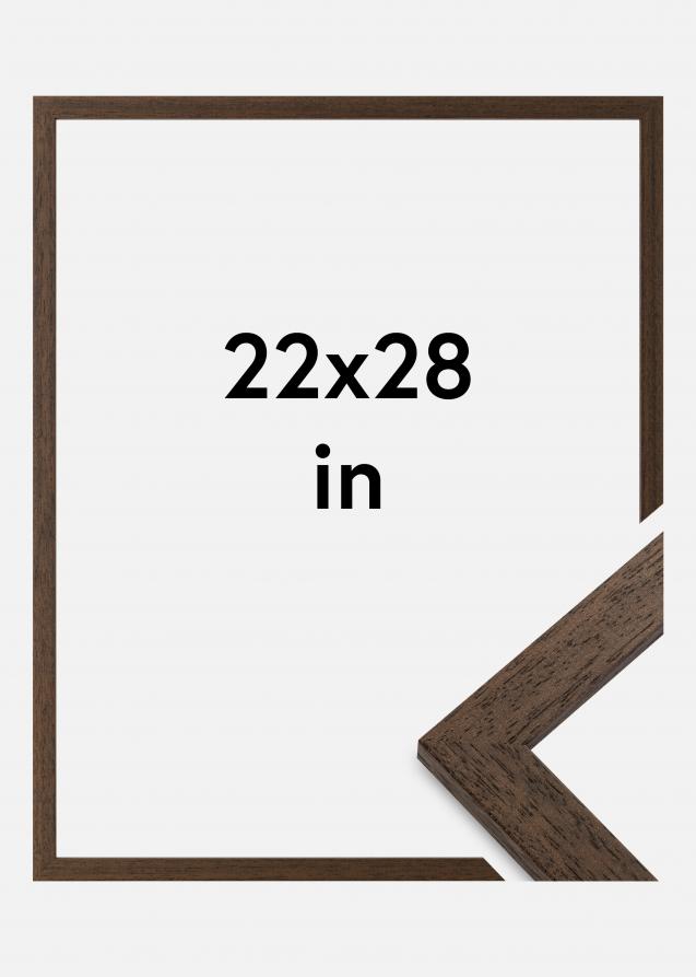 Rahmen Brown Wood 22x28 inches (55,88x71,12 cm)