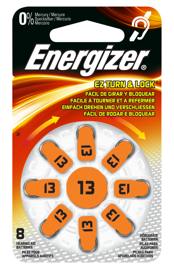 Energizer Batterie für Hörgeräte Size 13 - 8er-Pack