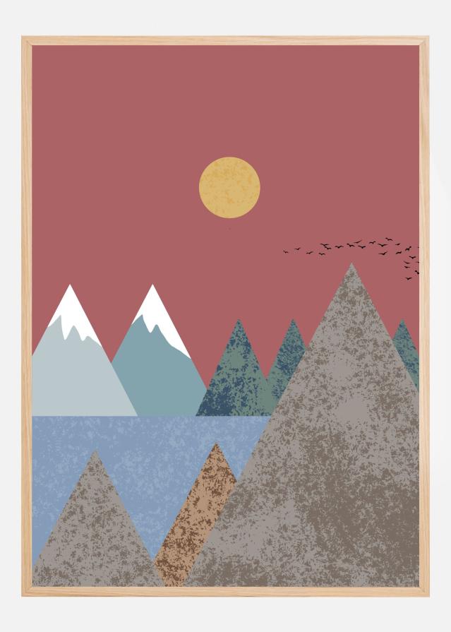 Mountain landscape Poster