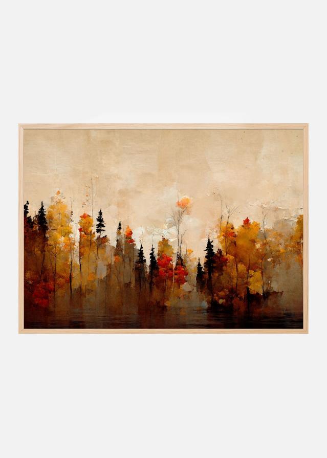 A Forest In Autumn Poster