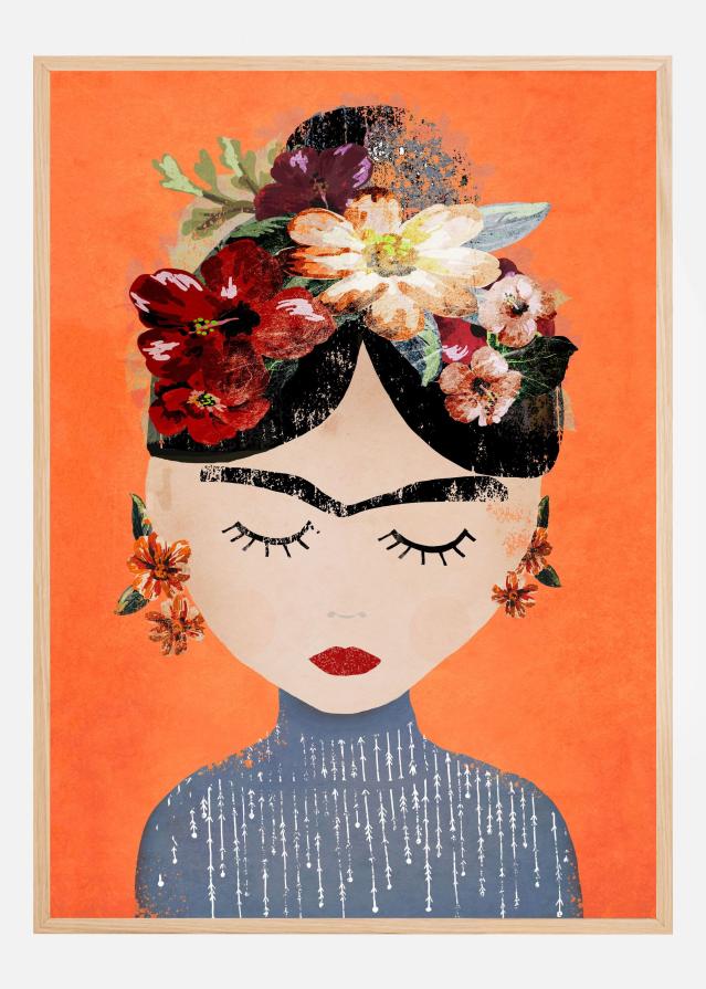 Frida (Orange Version) Poster