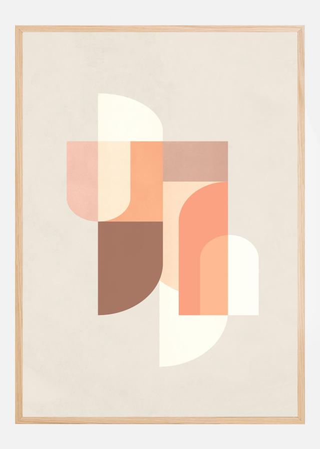 Retro Geometric III Poster