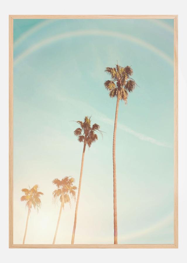 Sunny Cali Palm Tree Poster