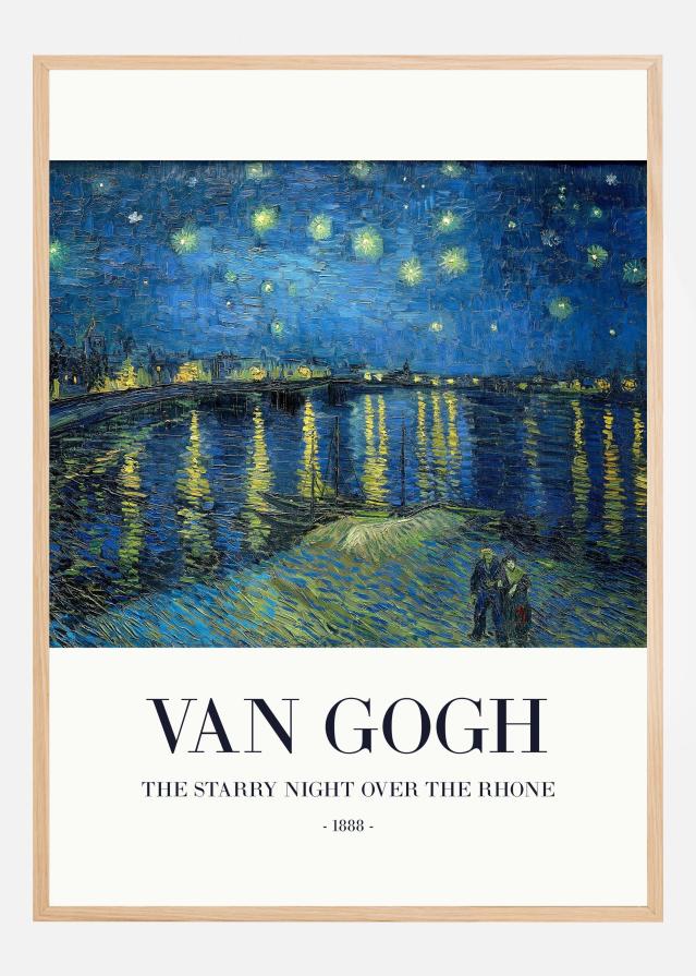 The Starry Night Over The Rhone Poster