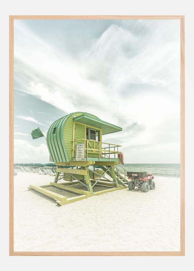 Vintage Florida Flair at Miami Beach Poster