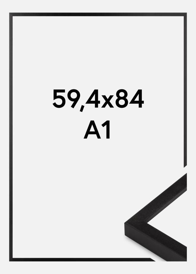 Bilderrahmen Schwarz Schmal 59,4 x 84,1 cm (A1)