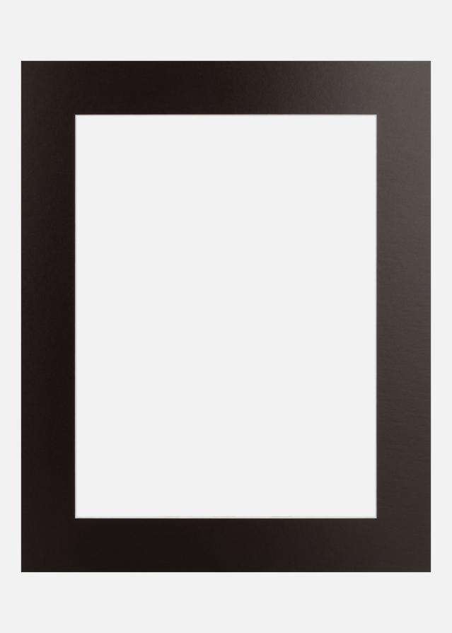 Passepartout Oil-Rubbed Bronze Metal (weißer Kern) 18x24 cm (12x17)