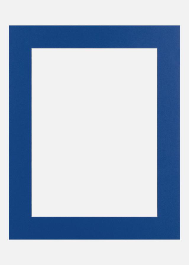 Passepartout Blue Wave (weißer Kern) 40x50 cm (28,7x41 - A3)