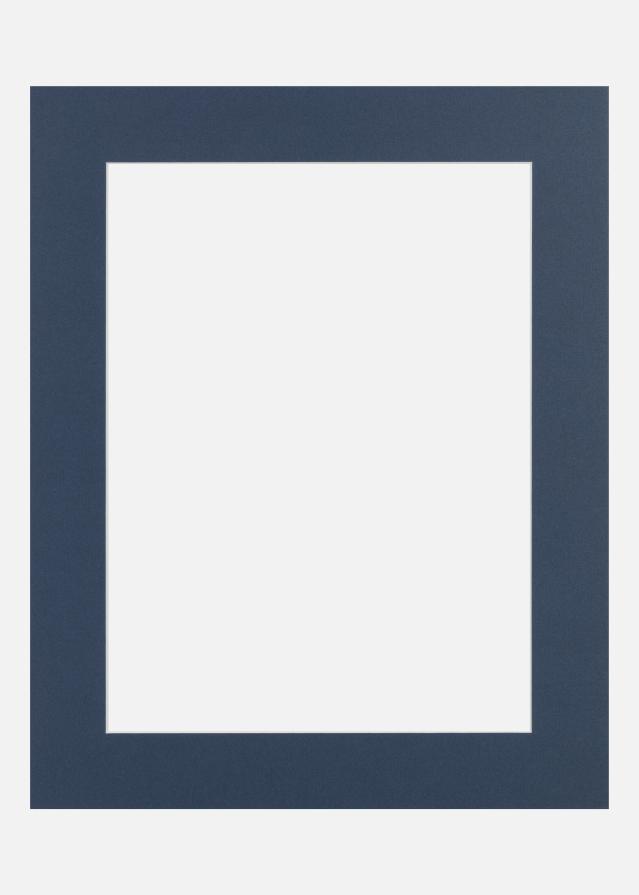 Passepartout Blue Moon (weißer Kern) A4 21x29,7 cm (14x19)