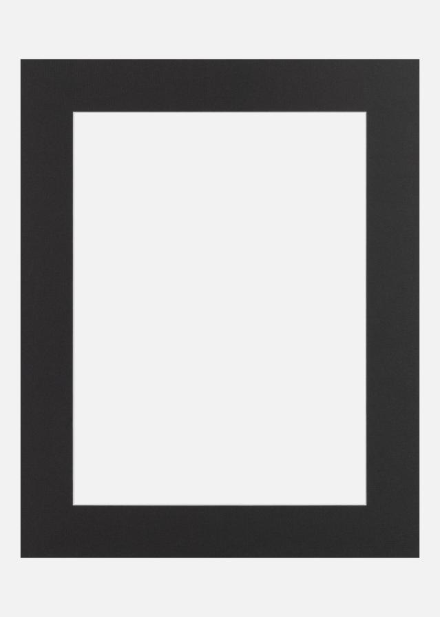 Passepartout Dark Shale (weißer Kern) 50x70 cm (41x58,4 - A2)