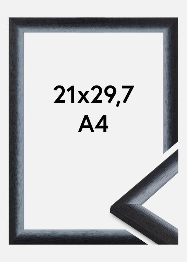 Rahmen Cornwall Acrylglas Schwarz 21x29.7 cm (A4)