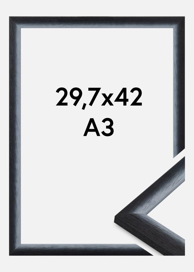 Rahmen Cornwall Acrylglas Schwarz 29.7x42 cm (A3)